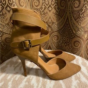 My Delicious Aijah Tan High Back Pointed Heels